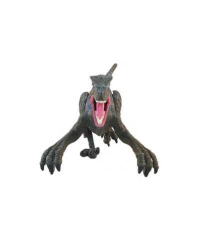 Радиоуправляемый динозавр SUNMIR Велоцираптор (синий), звук, свет