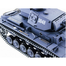 Р/У танк Heng Long 1/16 Panzerkampfwagen III (Германия) 2.4G RTR PRO темно-серый