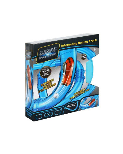 Р/У трек гоночный в трубе 022-5 Chariots Speed Pipes (светится в темноте) 16 деталей