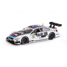 Машина "АВТОПАНОРАМА" BMW M4, белый, 1/24, свет, звук, в/к 24,5*12,5*10,5 см