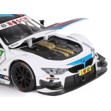 Машина "АВТОПАНОРАМА" BMW M4, белый, 1/24, свет, звук, в/к 24,5*12,5*10,5 см