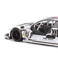 Машина "АВТОПАНОРАМА" BMW M4, белый, 1/24, свет, звук, в/к 24,5*12,5*10,5 см