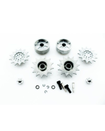 Ведущая звездочка 2 шт. и ленивец 2 шт. для танка SHERMAN M4A3 75 мм TAG120647