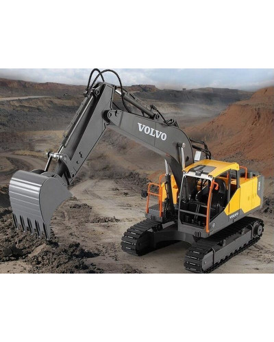 Радиоуправляемый экскаватор Double Eagle Volvo EC160E 1:16 2.4G