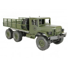 Радиоуправляемая машина MN MODEL военный грузовик (зеленый) 6WD 2.4G 1/16 RTR