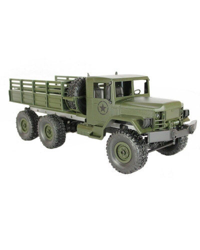 Радиоуправляемая машина MN MODEL военный грузовик (зеленый) 6WD 2.4G 1/16 RTR