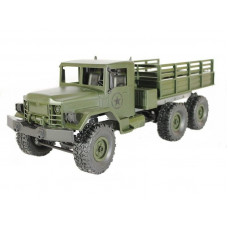 Радиоуправляемая машина MN MODEL военный грузовик (зеленый) 6WD 2.4G 1/16 RTR