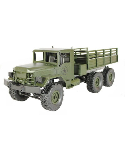 Радиоуправляемая машина MN MODEL военный грузовик (зеленый) 6WD 2.4G 1/16 RTR
