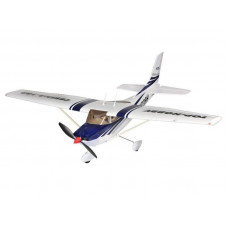Радиоуправляемый самолет Top RC Cessna 182 400 class синяя 965мм KIT