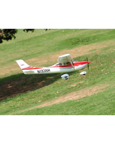 Радиоуправляемый самолет Top RC Cessna 182 400 class синяя 965мм KIT