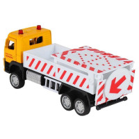 Машина "АВТОПАНОРАМА" VOLVO FM "Дорожные службы", желтый, 1/72, инерция, в/к 17,5*13*6,5 см