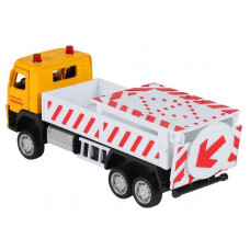 Машина "АВТОПАНОРАМА" VOLVO FM "Дорожные службы", желтый, 1/72, инерция, в/к 17,5*13*6,5 см