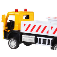 Машина "АВТОПАНОРАМА" VOLVO FM "Дорожные службы", желтый, 1/72, инерция, в/к 17,5*13*6,5 см