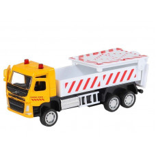 Машина "АВТОПАНОРАМА" VOLVO FM "Дорожные службы", желтый, 1/72, инерция, в/к 17,5*13*6,5 см