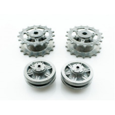 Набор запасных частей для танков Heng Long Jagdpanther, Panther Type G ведущие звездочки, ленивцы