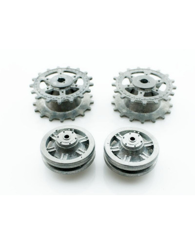 Набор запасных частей для танков Heng Long Jagdpanther, Panther Type G ведущие звездочки, ленивцы