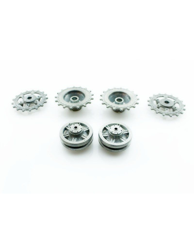 Набор запасных частей для танков Heng Long Jagdpanther, Panther Type G ведущие звездочки, ленивцы