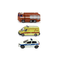 Набор машин Siku 1819RUS Служба спасения 1/55, 3шт, белый/желтый/красный