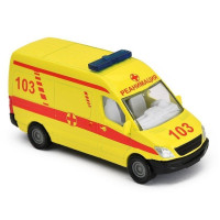 Набор машин Siku 1819RUS Служба спасения 1/55, 3шт, белый/желтый/красный
