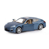 Машина "АВТОПАНОРАМА" Porsche Panamera S, синий, 1/32, свет, звук, инерция, в/к 17,5*13,5*9 см