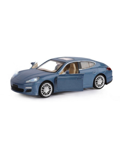 Машина "АВТОПАНОРАМА" Porsche Panamera S, синий, 1/32, свет, звук, инерция, в/к 17,5*13,5*9 см