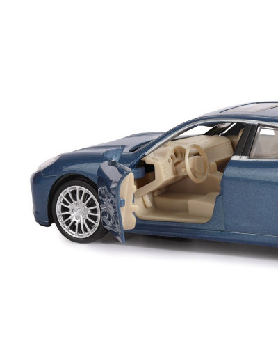 Машина "АВТОПАНОРАМА" Porsche Panamera S, синий, 1/32, свет, звук, инерция, в/к 17,5*13,5*9 см