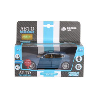 Машина "АВТОПАНОРАМА" Porsche Panamera S, синий, 1/32, свет, звук, инерция, в/к 17,5*13,5*9 см
