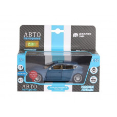 Машина "АВТОПАНОРАМА" Porsche Panamera S, синий, 1/32, свет, звук, инерция, в/к 17,5*13,5*9 см