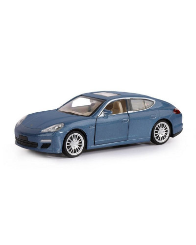 Машина "АВТОПАНОРАМА" Porsche Panamera S, синий, 1/32, свет, звук, инерция, в/к 17,5*13,5*9 см