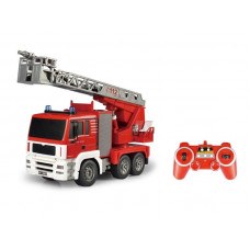 Р/У пожарная машина Double Eagle, брызгает водой 1:20