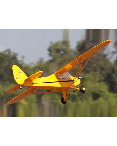 Радиоуправляемый самолет Top RC J3 желтый 1400мм KIT