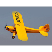 Радиоуправляемый самолет Top RC J3 желтый 1400мм KIT