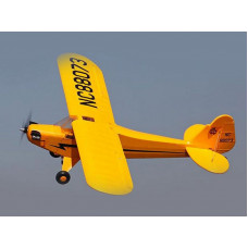 Радиоуправляемый самолет Top RC J3 желтый 1400мм KIT