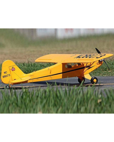 Радиоуправляемый самолет Top RC J3 желтый 1400мм KIT