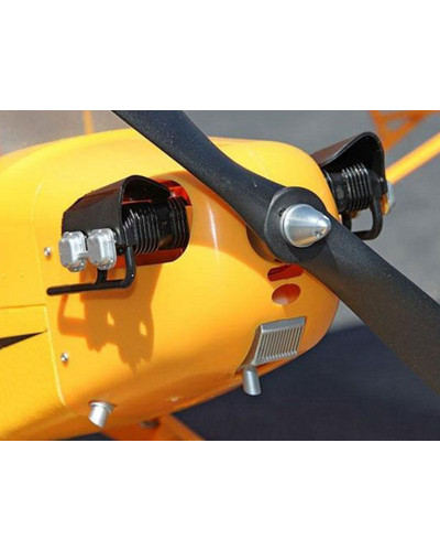 Радиоуправляемый самолет Top RC J3 желтый 1400мм KIT