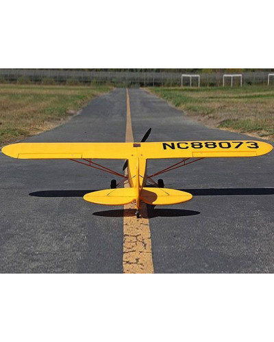 Радиоуправляемый самолет Top RC J3 желтый 1400мм KIT