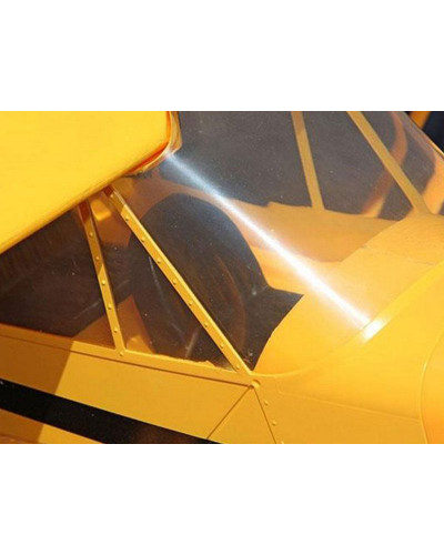 Радиоуправляемый самолет Top RC J3 желтый 1400мм KIT