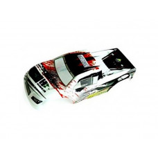 Кузов бело-черный для монстра Himoto E18MT, E18MTL