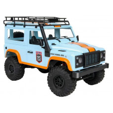 Радиоуправляемая машина MN MODEL английский внедорожник Defender  D90 (голубой) 4WD 2.4G 1/12 RTR