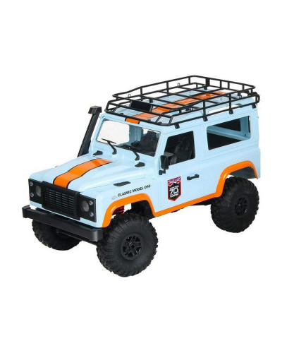 Радиоуправляемая машина MN MODEL английский внедорожник Defender  D90 (голубой) 4WD 2.4G 1/12 RTR