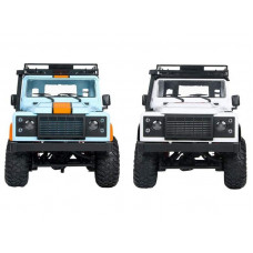 Радиоуправляемая машина MN MODEL английский внедорожник Defender  D90 (голубой) 4WD 2.4G 1/12 RTR
