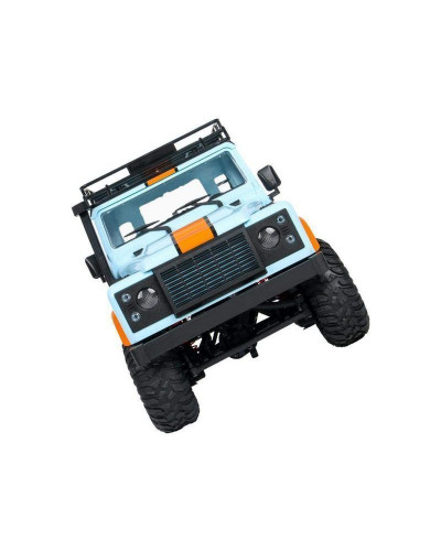 Радиоуправляемая машина MN MODEL английский внедорожник Defender  D90 (голубой) 4WD 2.4G 1/12 RTR