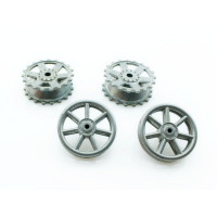 Набор запасных частей для танков Heng Long Punzer IV, PzKpfw.IV ведущие звездочки, ленивцы