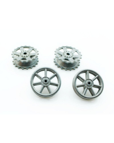 Набор запасных частей для танков Heng Long Punzer IV, PzKpfw.IV ведущие звездочки, ленивцы