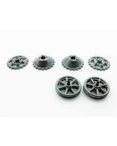 Набор запасных частей для танков Heng Long Punzer IV, PzKpfw.IV ведущие звездочки, ленивцы