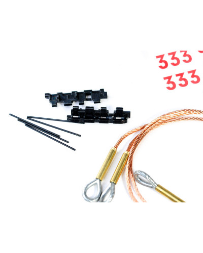 Набор наклеек и аксессуаров для танка Tiger 1 (поздняя версия, пластиковое шасси), неокрашен