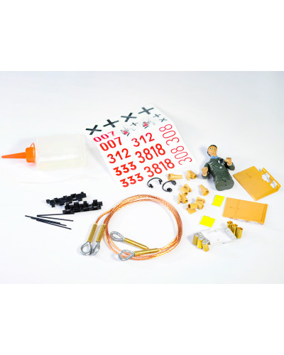 Набор наклеек и аксессуаров для танка Tiger 1 (поздняя версия, пластиковое шасси), неокрашен