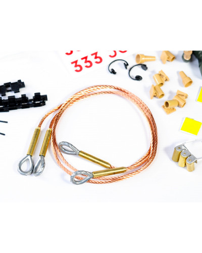 Набор наклеек и аксессуаров для танка Tiger 1 (поздняя версия, пластиковое шасси), неокрашен