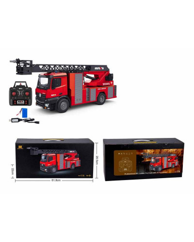 Радиоуправляемая пожарная машина-лестница HUI NA TOYS 2.4G 22CH 1/14 RTR