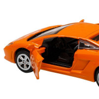 Машина "АВТОПАНОРАМА" Lamborghini Gallardo LP560-4, оранжевый, 1/43, инерция, в/к 17,5*12,5*6,5 см